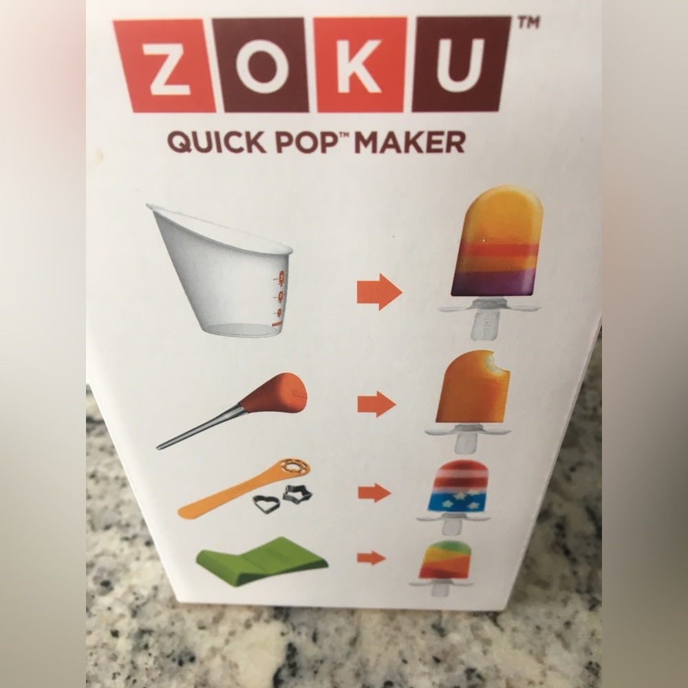 Zoku Tool Set for ice pop maker ~ Never Used